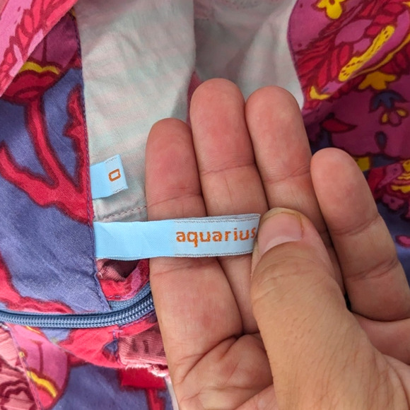 Aquarius Tiered Peasant Skirt ~ Embroidered Patchwork Boho Anthropologie - Picture 2 of 5